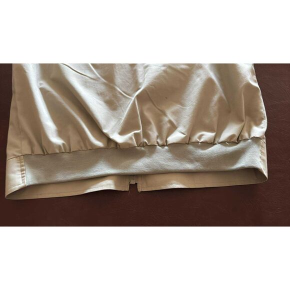 London Fog Made USA Men's Coat  no size Tag Front Zipper Khaki - Picture 7 of 9